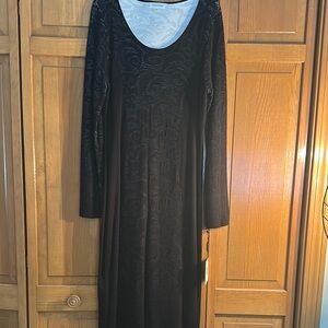 Calvin Klein Black Long Sleeve Dress
